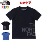 ノースフェイス キッズ Tシャツ 130-150cm North Face エンジニアードビッグロゴクルー 男の子 女の子 紫外線カット おしゃれアウトドアブランド 子供服