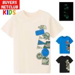キッズ 蓄光Tシャツ 160-130cm ルミナスグラフィック ザ・ノース・フェイス North Face オーガニックコットン 男の子 女の子 旅行 おしゃれアウトドアブランド