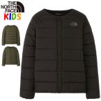 ノースフェイス キッズ アウターマイクロゼファーカーディガン 100-150cm North Face ダウンジャケット相当の暖かさ 襟なし ギフト 男の子女の子おしゃれアウト