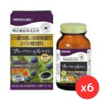 「6個セット」明治薬品 健康キラリ ブルーベリー&ルテイン 60粒