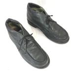 80s-90s/USA производства *Browning Arms Co* натуральная кожа /Green Leather чукка / Work / ботинки [9E/26.5-27.0/ темно-зеленый /DARK GREEN]Shoes*bWB74-5