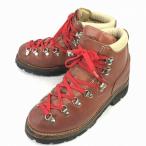 80s-90s?USA производства * Vintage натуральная кожа / Vibram подошва / треккинг ботинки [6D 23.5-24.0 степень / красный чай ] альпинизм / альпинизм /Vintage*WB28-3