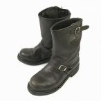 90s? Vintage *CLASSIC GEAR* steel tu/ натуральная кожа / Goodyear производства закон / engineer boots [38/24.0/. чай ]*WB22-10