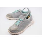 adidas*ADIDASFAITO SL K[23.0/ серый × бледно-голубой ] Kids / девочка / бег обувь / легкий / low cut /HICKIES*i-123