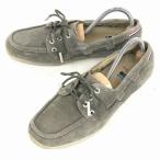 REGAL/ Reagal * замша натуральная кожа / кожа deck shoes [23.5/ серый ]*J-185