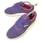 PUMA/ Puma * Kids / спортивные туфли [20.0/ фиолетовый /PURPLE] текстильная застёжка /sneakers/Shoes/trainers*Q-293
