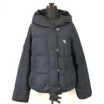 Abercrombie & Fitch★スナップボタン/80%ダウンジャケット【women’s size -M/紺/navy blue】Coat/Jacket/Jumper◆BH180