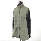 USA/アメリカ製★レイルズ/Rails/キットソン★袖羊革/ジップジャケット【レディースS/カーキ×黒】Jackets/Jumpers/kitson Japan◆BH294