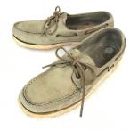  Paraboot /PARABOOT/MARINE модель * натуральная кожа /ma Kei производства закон / мокасины / deck shoes [7.5/26.0/ бежевый /BEIGE] туфли без застежки *bJ-77