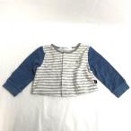 Familiar[ Familia ] длинный рукав tops / рубашка / кардиган [ baby 70/ синий серия /blue] окантовка рисунок / рубашка /Tops/Shirt*BJ075-i