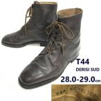 90s/ Италия производства / армия предмет /Vintage*T44 DERISI SUD* милитари / off .sa-/ короткие сапоги [28.5-29.5/ чай ]Boots/service/shoes*bWB105-04