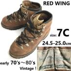 70s-80s/Vintage*RED WING*IRISH SETTER/ белый 4 угол собака бирка MADE IN AMERICA/ натуральная кожа / треккинг ботинки [7C/24.0-24.5-25.0/ чай ]*bWB106-2