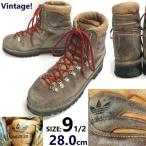 60s-70s?/Vintage*adidas/ Adidas * натуральная кожа треккинг / mountain ботинки / обувь [9.5/28.0 чай ] альпинизм обувь /Leather/Hiking/Boots*bWB113-1
