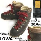 70s-80s?/Vintage Германия производства * Rover /LOWA* натуральная кожа / кожа / треккинг ботинки / обувь [9.5/28.0/ чай ] снежные горы / -слойный альпинизм обувь /Boots/shoes*bZ-222