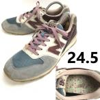 ショッピングニューバランス 996 new balance/ニューバランス★WR996UD/花柄中敷き/スニーカー【size7.5/24.5/レディース/青×白×エンジ】sneakers/Shoes/trainers◆sJ-174