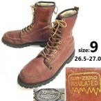 70s-80s?/Vintage*SUB ZERO INSULATED*Vibram Depose Montagna Block/ Work ботинки [26.5-27.0/brown]Leather/Boots/shoes*sWB104-10