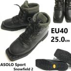 70s-80s?/Vintage*ASOLO Snowfield2* редкий товар / снежные горы / snow треккинг / лыжи ботинки [40/25.0/ чёрный ]Leather/Ski Boots/shoes*sWB117-3
