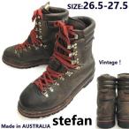 60s-70s? Австрия производства /Vintage* Stephen /stefan* снежные горы / -слойный альпинизм / треккинг / mountain ботинки [26.5-27.0-27.5/ чай ] Vibram *sZ-215