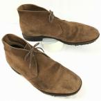 90s?/4 город /Vintage/CHURCH'S/ Church / замша ботинки чукка /size8.5G/27.0 соответствует ( Brown / чай ) блинчики подошва /boots/men's.WA55