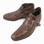 80s-90s?/Vintage*USA знаменитая школа * поток автомобиль im/FLORSHEIM* натуральная кожа / Goodyear производства закон / ботинки чукка [26.0/ чай ] платье обувь *WB57-2