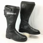 FREY Daytona/ Daytona Германия производства Vintage натуральная кожа / мотоцикл ботинки lai DIN gsize38 24.0 передний и задний (до и после) ( чёрный /BLACK) задний Zip труба No.WL13