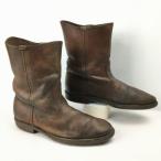 Vintage REDWING/ Red Wing CORK пробка подошва натуральная кожа средний ботинки size8.5B 25.5-26.0-26.5 степень темно-коричневый / чай ) труба No.WL24