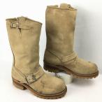 90sVintage CAROLINA/ Caro lainaPT/91 steel tu engineer boots size23.5.-24.5 степень бежевый Boots/Shoes).No.WL31