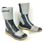daytona/ Daytona /Vintage натуральная кожа / кожа /lai DIN g/ мотоцикл ботинки /size40/25.0 степень / серый × темно-синий /boots/bike/Boots/Shoes).No.WL82