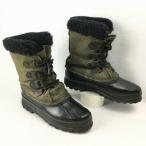 SOREL/soreruALPINE size24.0 степень Vintage Canada производства боты подкладка имеется оливковый хаки - труба No.WM39