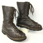 80s ранее? Europe Vintage армия предмет STAR GOMMER милитари / combat / off .sa- ботинки size41 25.5-26.0 степень Brown / чай )/ men's.WM81
