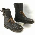  померить замена OK!60sVintage 1969/ Europe / combat / commando / милитари ботинки /size41/26.0-26.5 степень / темно-коричневый / чай ) boots/ men's.WN32
