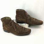 Burberry/ Burberry натуральная кожа ботинки чукка size26.0 свободно темно-коричневый / чай /BROWN)/men's труба No.WZC208