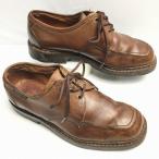  померить замена OK!Paraboot/ Paraboot /Vintage модель /size27.5-28.0-28.5 соответствует / кожа обувь / low ботинки / темно-коричневый / чай )/men's.WZF-134