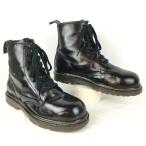  Франция производства /Vintage*BUGGY/ Buggy * steel tu/ короткие сапоги [size41/25.5-26.0/ чёрный /BLACK] combat / off .sa-/SHOES труба No.YS30
