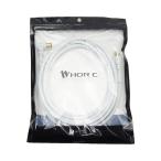HORIC ホーリック アンテナケーブル 4m ホワイト S-4C-FB L字差込式-ネジ式 AC40-815WW