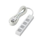 Yahoo! Yahoo!ショッピング(ヤフー ショッピング)エレコム 3pinタップ/ホコリシャッター付/4個口/2.5m/ホワイト T-T1C-3425WH