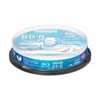 （まとめ）マクセル 録画用BD-R 130分1-4倍速 ホワイトワイドプリンタブル スピンドルケース BRV25WPE.10SP 1パック(10枚) 〔×5セット〕