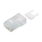 （まとめ）エレコム ツメの折れないLANコネクタカテゴリー6 LD-6RJ45T10/T 1パック(10個)〔×3セット〕
