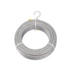 建築金物 ワイヤロープ ＴＲＵＳＣＯ　メッキ付ワイヤロープ　Φ８ｍｍＸ５０ｍ　  (CWM-8S50)