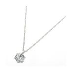 プラチナ(PT900) 0.4ct ダイヤモンドペンダント/ネックレス(鑑別書付き)