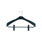 (まとめ)リバース ジャケットハンガー クリップ付 42cm 100本