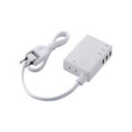 Yahoo! Yahoo!ショッピング(ヤフー ショッピング)【5個セット】エレコム USBタップ/USBメス×3/AC×1/ケーブル60cm/3.1A/ホワイト MOT-U06-2134WHX5