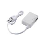 Yahoo! Yahoo!ショッピング(ヤフー ショッピング)エレコム USBタップ/USBメス×4/AC×1/ケーブル60cm/3.1A/ホワイト MOT-U06-2144WH