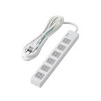 Yahoo! Yahoo!ショッピング(ヤフー ショッピング)エレコム 3pinタップ/ホコリシャッター付/6個口/2.5m/ホワイト T-T1C-3625WH