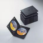 エレコム DVDトールケース ブラック CD/DVD2枚 10 ブラック CCD-DVD06BK