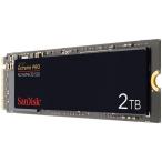 サンディスク エクストリーム プロ M.2 NVMe 3D ソリッドステートドライブ 2TB SDSSDXPM2-2T00-J25