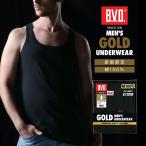 bvd BVD GOLD タンクトップ ランニング 単品 ブラック 黒 TOUGH NECK 綿100％ （MLLL） インナー メンズ 下着 肌着 無地 男性 コットン GF025