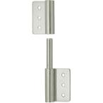 建築金物 建築蝶番 ＴＲＵＳＣＯ　ステンレス製抜き差し旗蝶番　左用　全長５０ｍｍ　  (TLS-100LX)