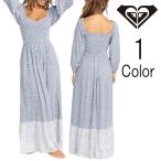  Roxy Roxy женский BORDERLINE MAXI длинный рукав maxi платье One-piece 