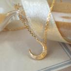 ショッピングペンダント 三日月 ネックレス レディース チェーン ペンダント  K18 18金 18k ペンダント ムーン 月